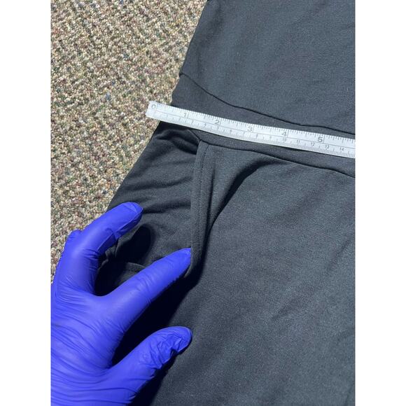 Quince Women’s Black French Terry Modal Jumpsuit sz S NWT Sleeveless V-neck - Picture 7 of 10